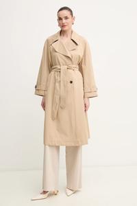 Хлопковый тренч GROLLA Marella, бежевый