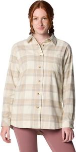 Columbia Womens Holly Hideaway Фланелевая рубашкаButton Down, Chalk Buffalo Tartan