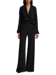 Гайюс Брюки в черную городскую полоску Ramy Brook