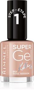 Гель-Лак для ногтей Super gel by kate, полимеризуется без УФ/LED лампы Rimmel, atspalvis 012 soul session 12 мл