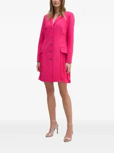 Платье-блейзер с плиссировкой DKNY, розовый