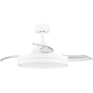 Потолочный светильник NEVMA с LED-модулем, 1 шт., теплый-белый - холодный белый Nova Luce, белый