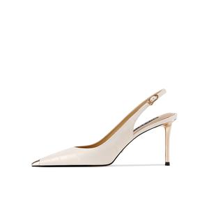 Стройные Каблуки Высокие Каблуки Женские Shesrim, Экрю