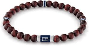 Мужской браслет Tommy Hilfiger из дерева и бусин, Dark Brown