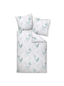 Постельное белье Davos 65172 нефритово-зеленого цвета Janine, 135 x 200 + 80 x 80 см