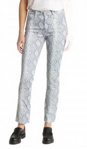 Мари джинсы с принтом змеи AG Jeans, синий