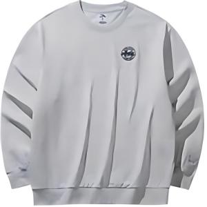 Свитшот Anta Life Collection унисекс серый вересково-серый