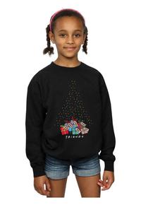 Толстовка с рождественскими елочными огнями Friends, черный