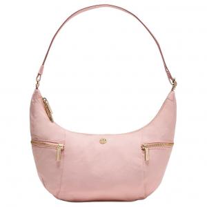 Lululemon Нейлоновая женская сумка через плечо, Mist Pink & Gold Metal