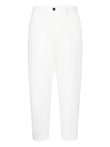 Брюки Dominique с эластичной талией и складками BE ABLE, белый