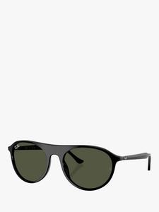 RB2215 унисекс круглые солнцезащитные очки Ray-Ban, Black/Green
