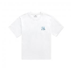 MLB Футболка унисекс New York Yankees/Ivory с круглым вырезом, умеренно прямой крой