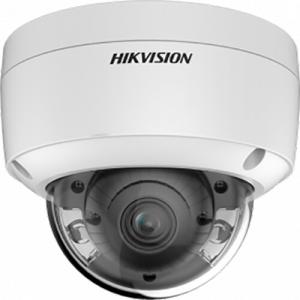 Уличная сетевая купольная камера Hikvision ColorVu DS-2CD2147G2-LSU 4 МП с объективом 4 мм (белая)