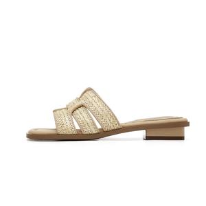 DAPHNE Тихие тапочки-шлепанцы женские абрикос, цвет Apricot