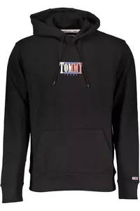 Черный хлопковый мужской свитер Tommy Hilfiger