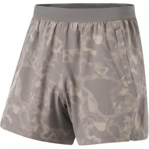 LINING Беговые спортивные шорты мужские Tree Gray/Brown Full Base Print