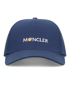 Бейсболка с логотипом Дональда Гловера Moncler, синий