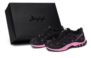 SALOMON Кроссовки XA PRO 3D Outdoor унисекс с низким верхом, черные/розовые