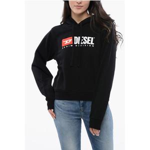 Толстовка с капюшоном RED TAG F-REGGY-DIV с вышитым логотипом Diesel, Black