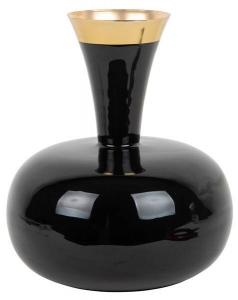 Декоративная ваза Present Time Yara, 25x25x25 см, черный