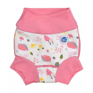 Подгузники для плавания с принтом Happy Nappy для маленьких девочек UPF50 Splash About, мультиколор