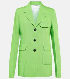 Однобортный блейзер Victoria Beckham, Apple Green