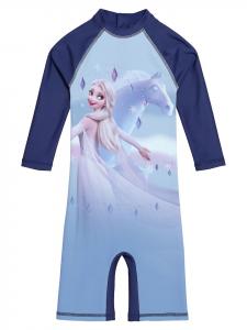 Disney Frozen Купальник Frozen с защитой от УФ-излучения 50, цельный, синий