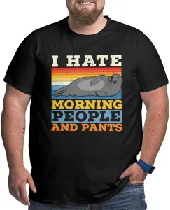 Футболка I Hate People and Pants мужская, летняя, с коротким рукавом, Large