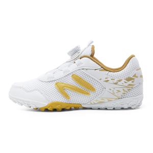 Детские футбольные бутсы с амортизацией ударов и износостойкостью, низкие D&W, белый