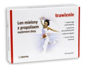 Бартпол, БАД Льняной молотый с прополисом, 60 капсул Bartpol