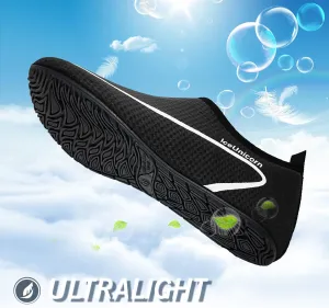 Водные обувь IceUnicorn для мужчин и женщин, пляжные, для плавания, акваноски, для бассейна, быстросохнущие, для йоги, черный