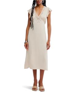 Женское платье Free People Tied With Joy Midi, Pastel Rose Tan