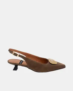 Салонные туфли на каблуке Ángel Alarcón, коричневый