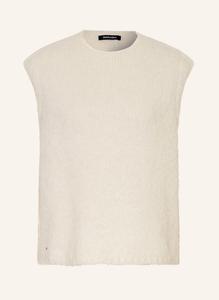 Трикотажная рубашка Teya из альпаки. Black Palms, экрю