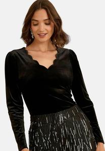 Топ Love & Roses Long sleeved top, Black