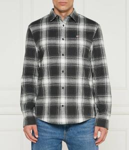 Рубашка Tommy Jeans Loose fit, цвет grafite