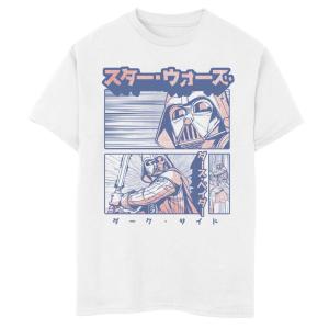 Футболка с графическим рисунком и портретными панелями в стиле аниме «Звездные войны Дарт Вейдер» для мальчиков 8–20 лет Star Wars