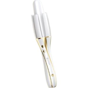 Электрическая щипцы для завивки автоматические вращающиеся щипцы для создания крупных волн с отрицательными ионами для ухода за волосами тонкая талия A3 LIVCHIC, белый