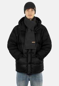 Шарф Normani SCHAL HAUTFREUNDLICH UND WEICH AUS SCHAFWOLLE, Dunkelgrau Meliert/Mottled Dark Grey