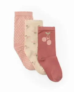 Упаковка из 3 носков Sfera, розовый