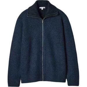 UNIQLO Jw Anderson x JWANDERSON совместный джемпер мужской 69 navy blue