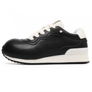 MODENGPAN Дышащие низкие повседневные кроссовки унисекс черные, цвет Black