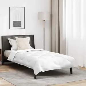 Комплект постельного белья "Мебель" зимний с подушкой, 2 шт., белый, 140 x 220 см, микрофибра - Duvets 3376693 vidaXL