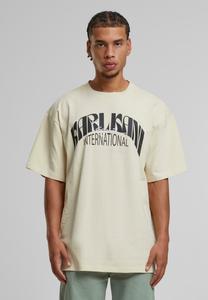 Футболка с принтом SIGNATURE INTERNATIONAL Karl Kani, бежевый