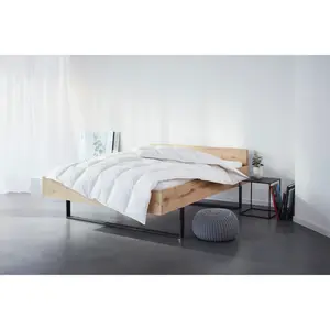 Пуховое одеяло Otto Keller "Сандра, пуховое одеяло 135х200 см, 155х220 см", обычное, чехол 100% хлопок, (1 шт.), пуховое одеяло производство Германия, белый