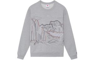 LiNing Свитшот унисекс вересково-серый