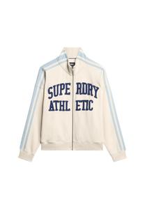 Худи с капюшоном на молнии Superdry Athletic Essentials, Cream