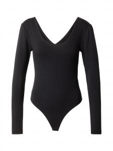 ABOUT YOU Боди-рубашка 'Luna' в черном цвете