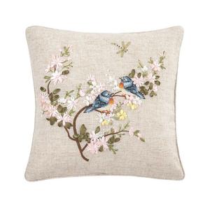 Декоративная подушка C&F Home Blue Birds, цвет Beige Khaki