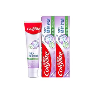 Зубная паста 360 Health с гиалуроновой кислотой для освежения дыхания и антибактериальной защиты десен Colgate, comfortable 120g*2 pcs